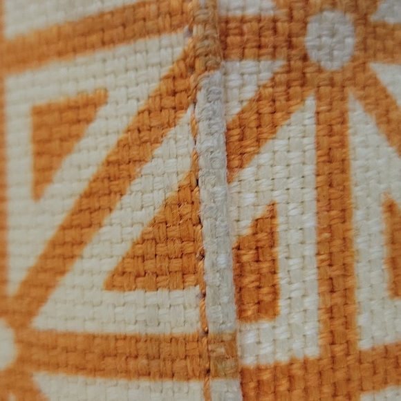 Spartina 449 Zesty Citrus Leather And Linen Crossbody Purse - Picture 11 of 17